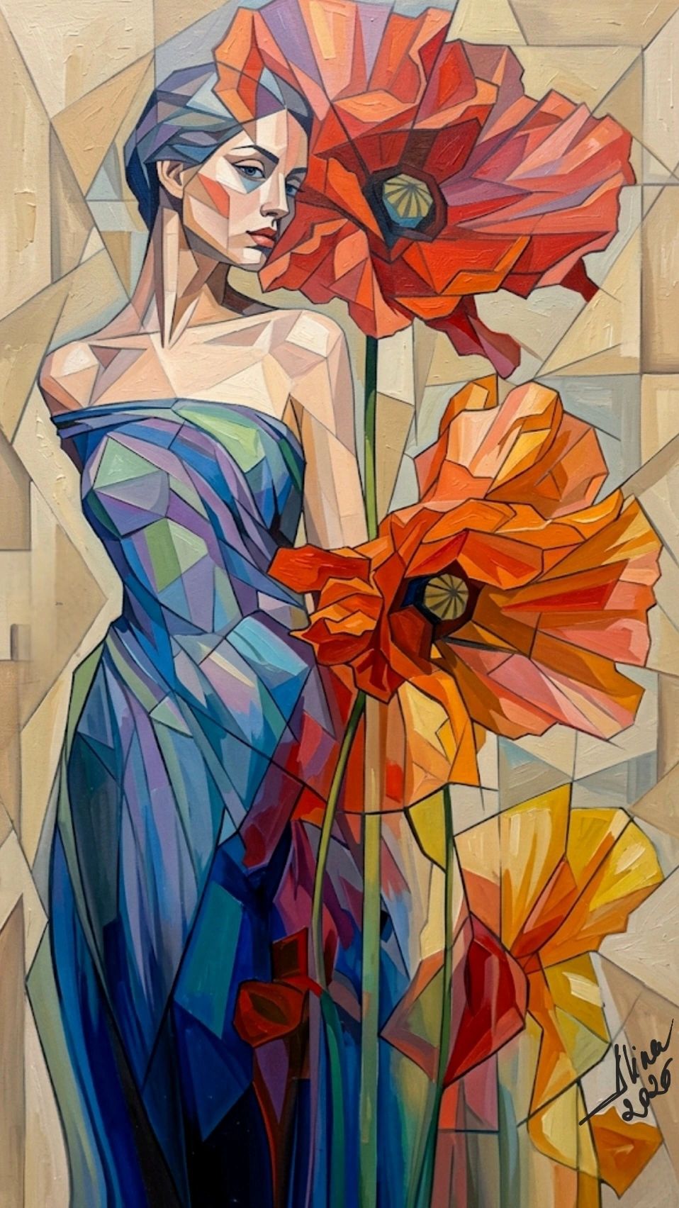 ArteDiAlina.com painting: Emotional Deconstruction